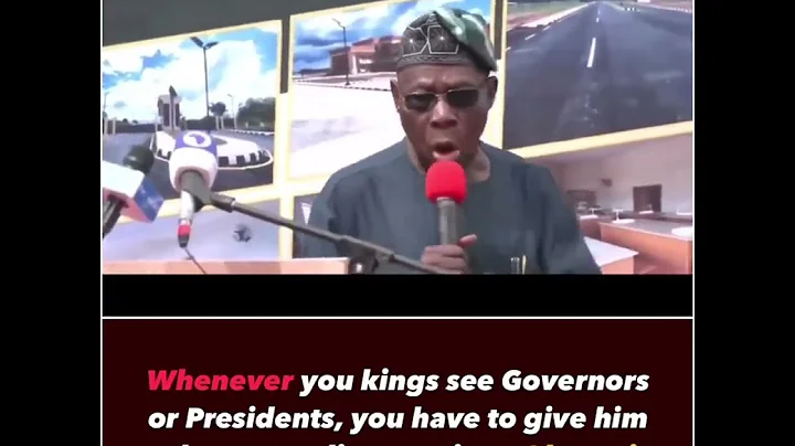 BREAKING: Former President Obasanjo commands Kings in Oyo State to stand up - TNNaija Trending News