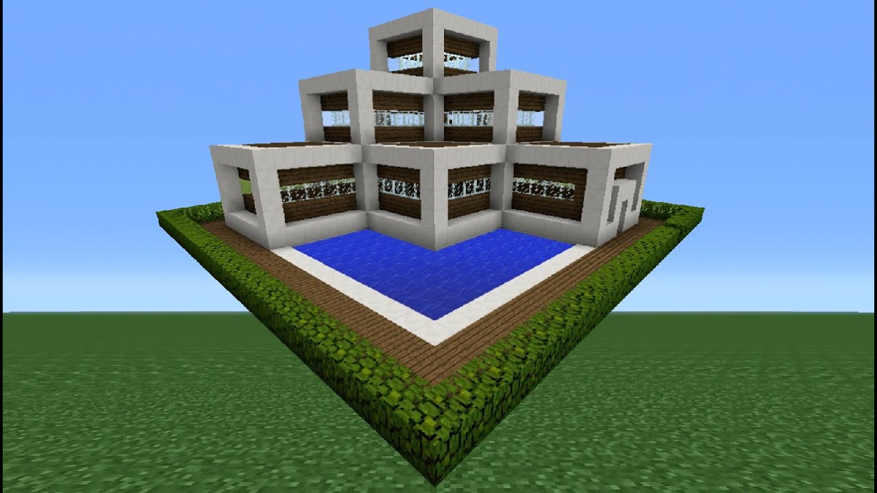 Minecraft Tutorial: How To Make A Quartz House - 13 - YouTube