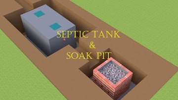 Septic tank construction(//soak pit).