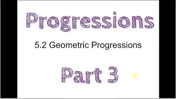 SPM KSSM Add Maths F4 Chapter 5 Progressions Part 3 ( Geometric Progressions)