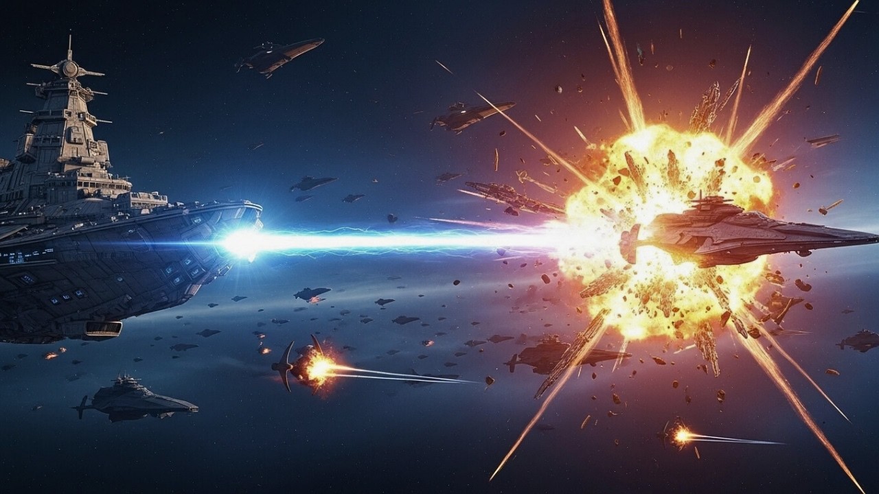 Sie Unterschätzten Die Menschheit-37km Titan-Kriegsschiff Ändert Alles! | Deutsche Weltraum-Dominanz