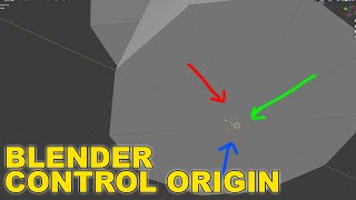 Blender 3D Modelling Introduction Tutorials - Setting Object Origin - Mushroom 2