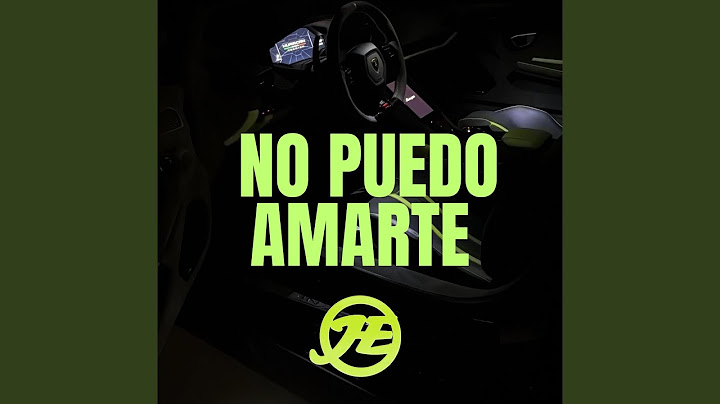 NO PUEDO AMARTE