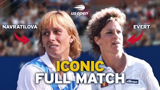 Martina Navratilova vs. Chris Evert Iconic Full Match | 1984 US Open Final