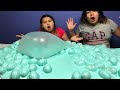 6 GALLONS OF SUPER FLUFFY EASTER EGG SLIME - MAKING A GIANT SUPPER FLUFFY SLIME