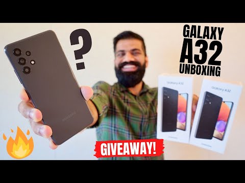 Samsung Galaxy A32 Unboxing & First Look | sAMOLED 90Hz | 64MP | 5000mAh | GIVEAWAY