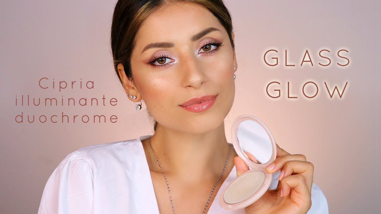 💎 GLASS GLOW 💎 cipria illuminante duochrome - Neve Cosmetics - YouTube