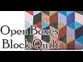 Open Boxes Block Quilt