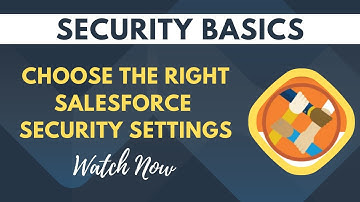 Salesforce Trailhead - Choose the Right Salesforce Security Settings
