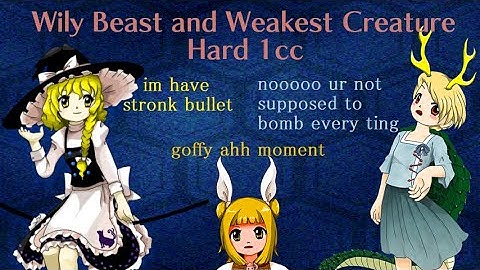 Touhou 17: Wily Beast and Weakest Creature - Hard 1cc (Marisa Wolf)