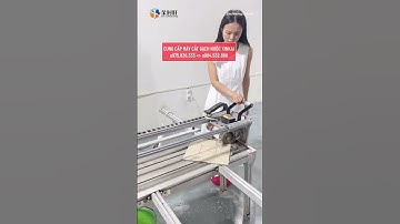 Máy cắt gạch XINKAI, cắt thẳng, cắt 45 độ trên cùng 1 máy