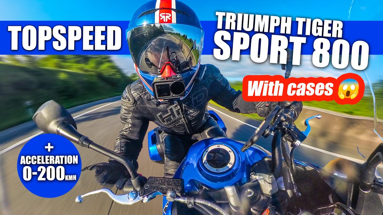 TRIUMPH TIGER SPORT 800 am LIMIT! Mit KOFFERN auf 230 km/h?! 😱🔥