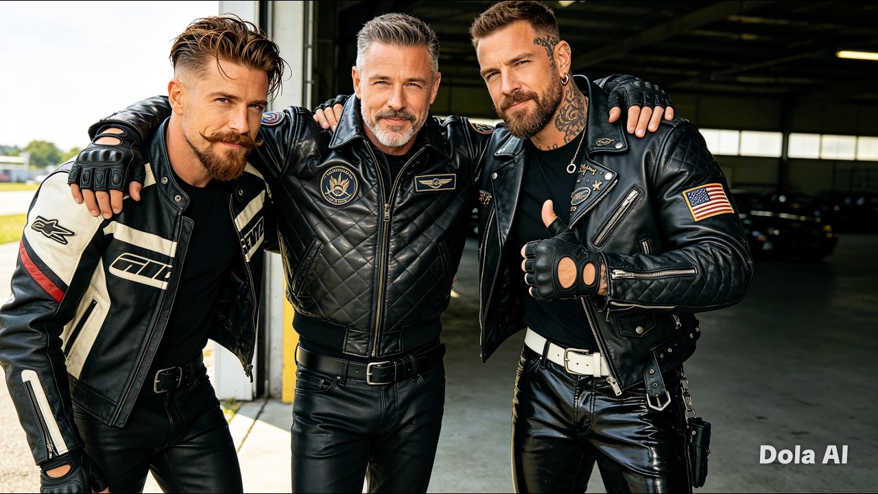Spectacular style in leather: men's fashion without compromise