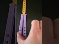 3D Printed Butterfly knife (PLA plastic Butterfly knife) #3dprinting #diy