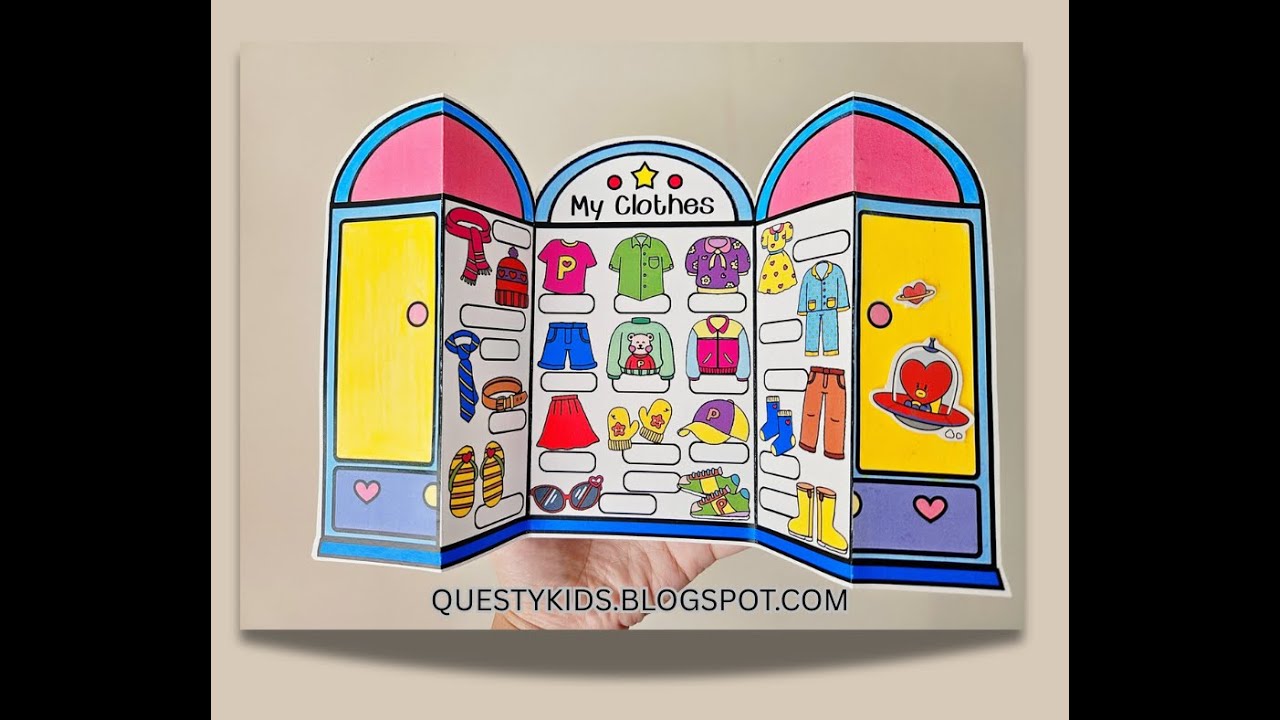 My Clothes Paper Craft | DIY Kids Wardrobe Activity | Fun Printable ...