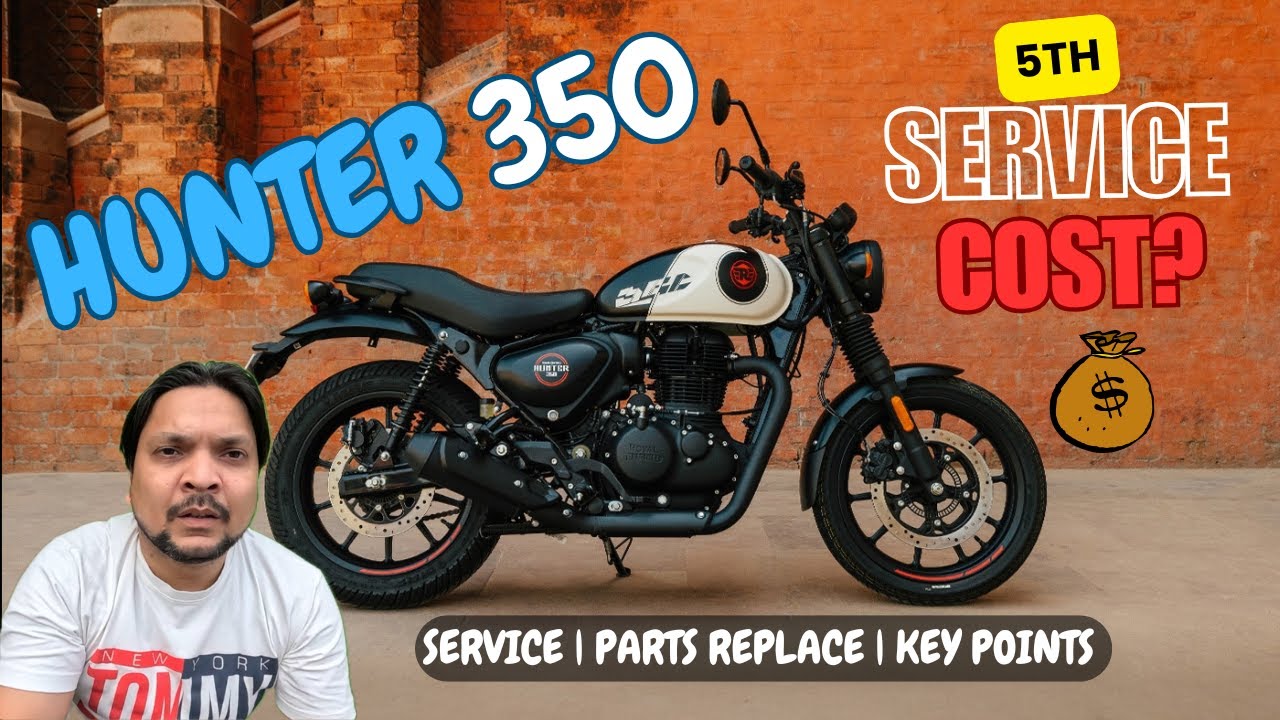 Royal Enfield Hunter 350 Service Cost | Why Chain Set Changed on 10000 KM?
