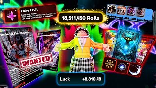 I Go Crazy With8300 Luck With 18.5M Rolls ? In P 100 Trillion Pt. 27 Anime Card Clash