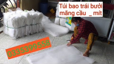 Túi lưới bao trái bưởi - trái mãng cầu - trái mít. Lưới Thái lan bền và đẹp sử dụng trên 3 năm