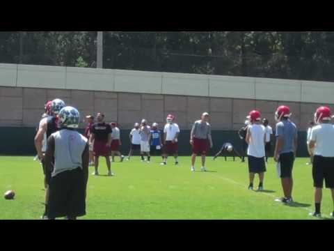 Jordan Narramore attends Jimbo Fisher Camp at FSU ...