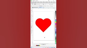 Heart Shape in CorelDraw #coreldesign #coreldrawtutorial #coreldesign #graphicdesign