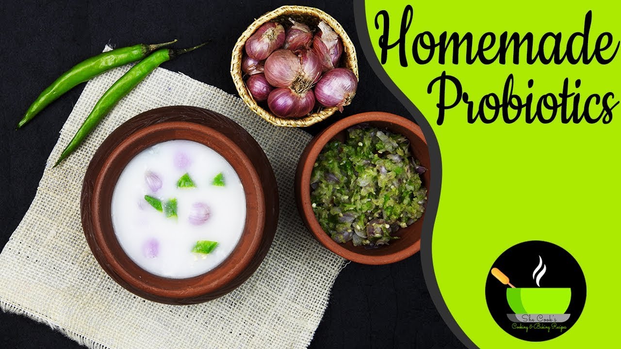 Homemade Probiotics | Fermented Rice - Healthiest Breakfast Recipe | Pazhaya Sadam & Uppum Puliyum | She Cooks