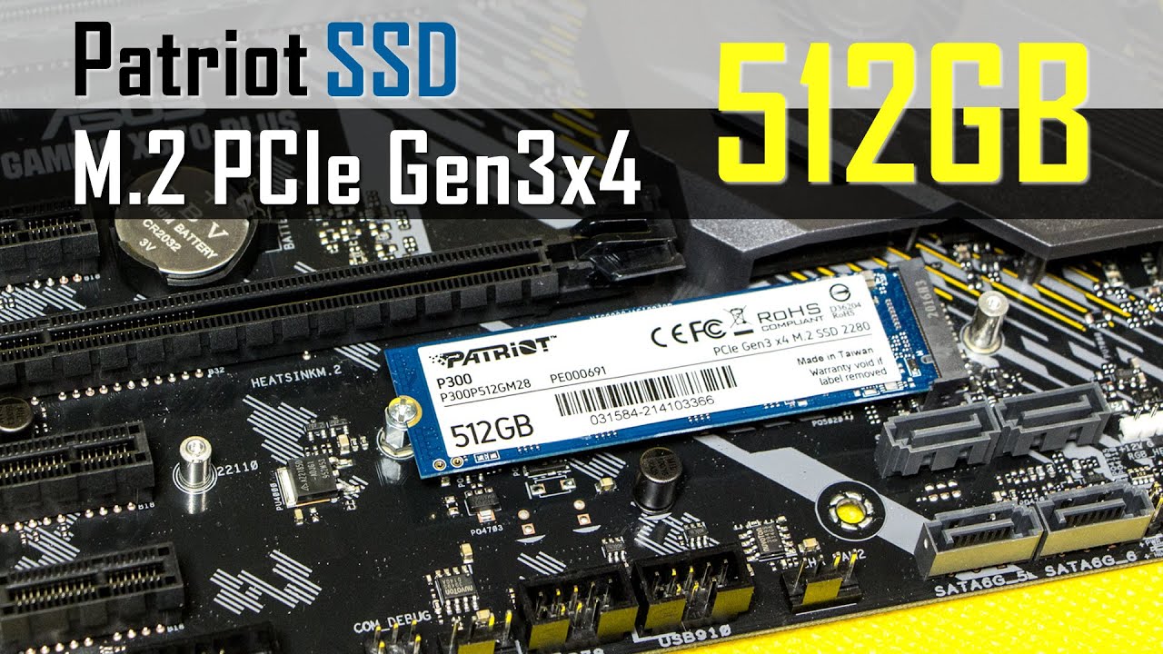 Patriot Memory P300 M.2 P300P512GM28 512 GB - купить SSD