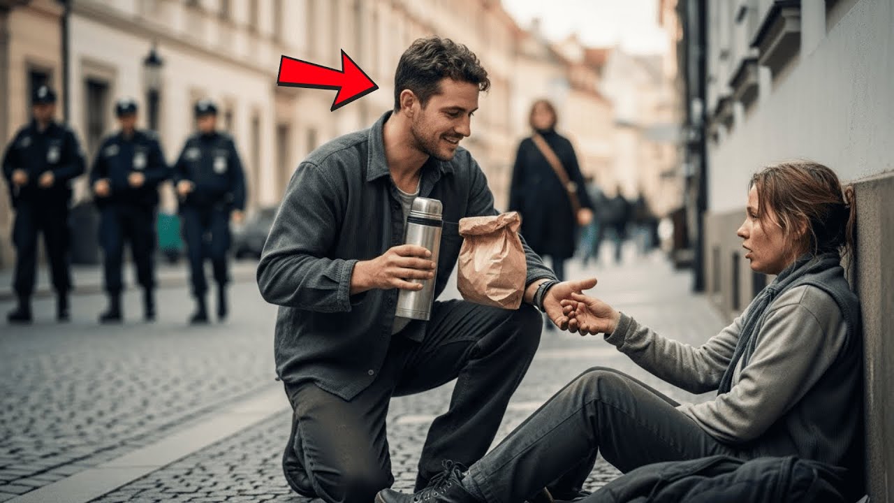 Chudý Mechanik Nosil Snídani Bezdomovkyni — Jednoho Dne se U Jejího Prahu Objevili Vojáci