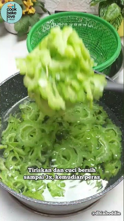 Resep Keripik Pare renyah tidak pahit