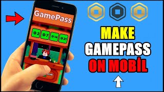 How to Make Gamepass in Pls Donate Roblox Mobile 2024 - Make Gamepass in Mobile