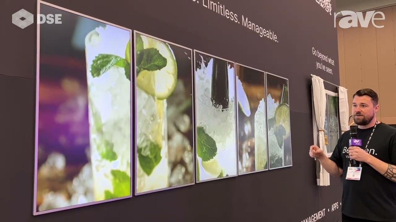 DSE 2023: Videri Showcases Its Spark Series Digital Canvas With Portal CMS