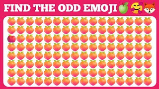 【Easy, Medium, Hard Levels】Can you Find the Odd Emoji out & Letters and numbers in 15 seconds?