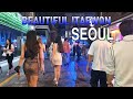4k beautiful of itaewon club street in summer  seoul south korea