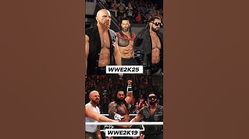 WWE2K25 VS WWE2K19 | THE SHIELD FOREVER 😭❤️