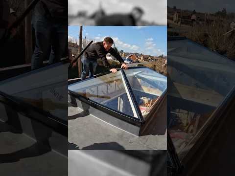 ROOF LANTERN INSTALL Roof Lantern Windows DIY Skylight Home HomeImprovement Extension