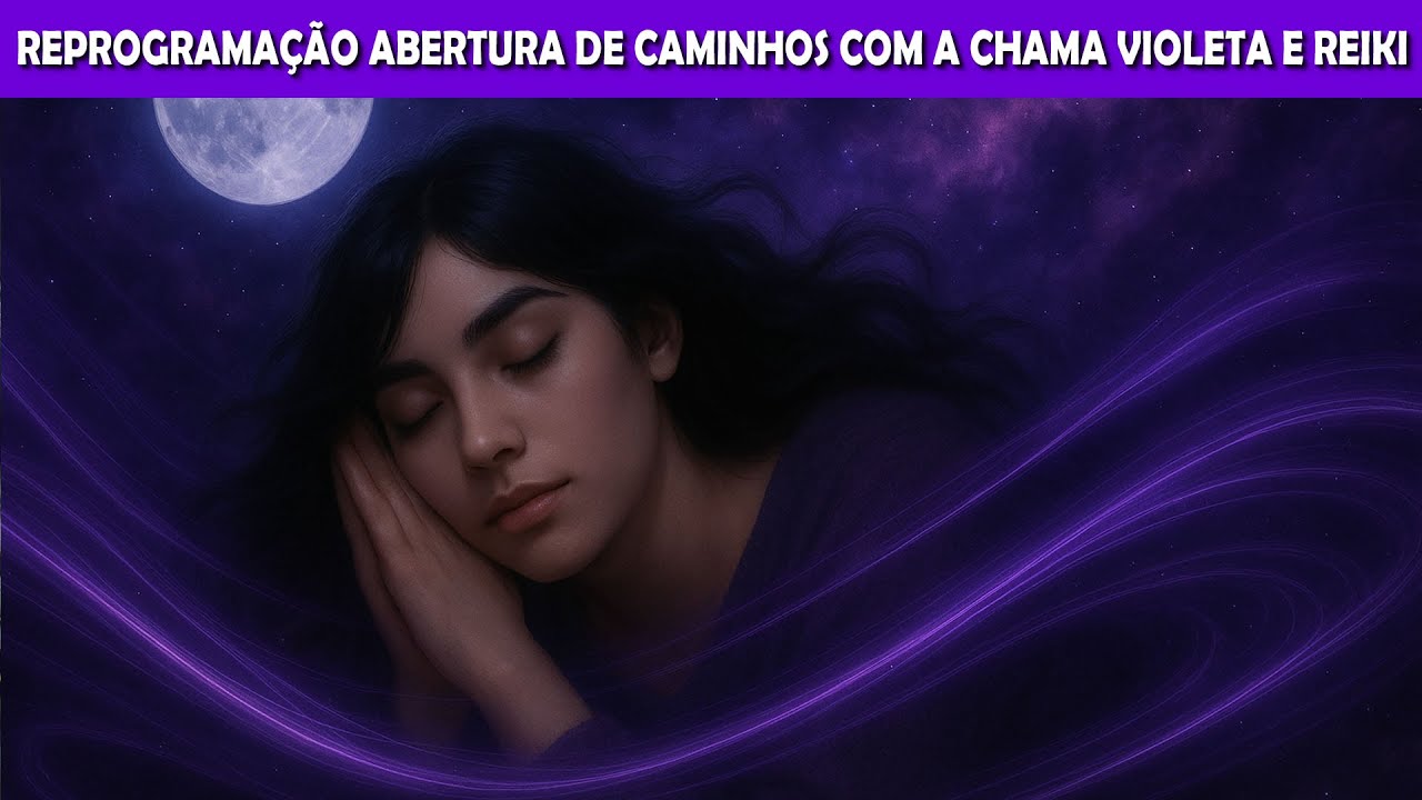 🟣 Portal da Chama Violeta | Reprogramação | Abrir Caminhos Transmutando Crenças Limitantes com Reiki