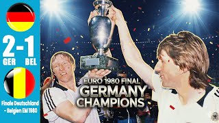 Euro 1980 Final🇩🇪Germany vs. 🇧🇪Belgium ALL GOALS! Original German Commentary!