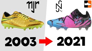 Incredible Neymar Jr. Boot Evolution