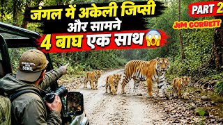 Jim Corbett Tiger Sighting | Tigress With 3 Cubs | Bijrani Zone Jungle Safari #Wildlife 