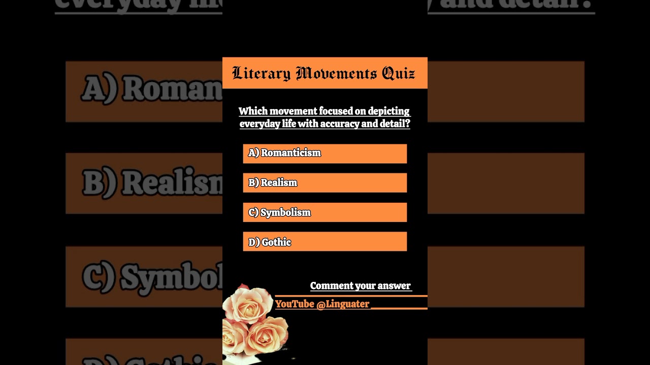 Which Literary Movement Showed Real Life as It Is? 