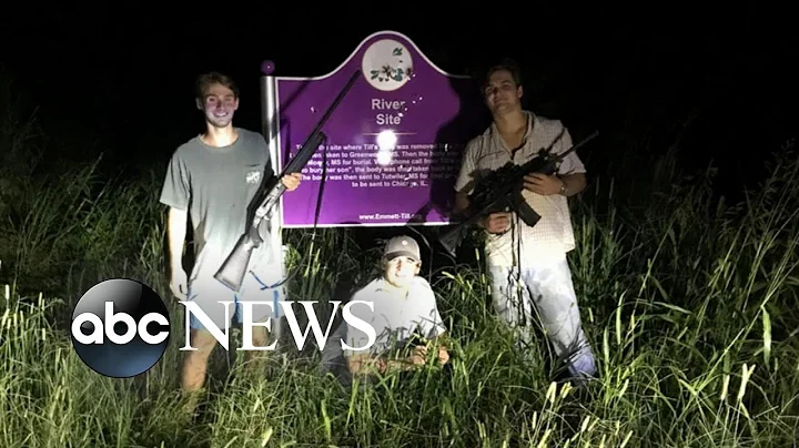 Anger spreading after fraternity poses at vandalized Emmett Till memorial