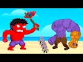 NEW Evolution Of RED BABY-HULK Rescue SPIDER-MAN Family From THANOS Family | Super Heroes Animation