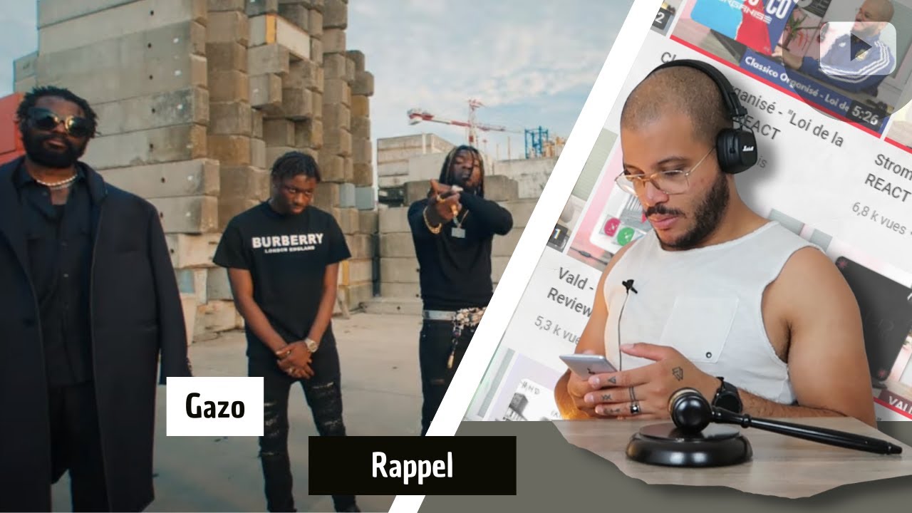 Gazo "Rappel" / MxM Review YouTube