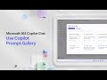 Use Copilot Prompt Gallery