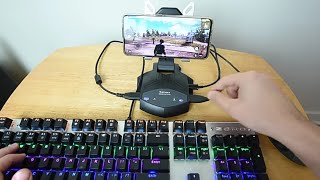 تركيب الكيبورد و الماوس على هاتف لعب لعبة فري فاير HOW TO PLAY FREE FIRE WITH KEYBOARD AND MOUSE