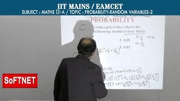 Maths 2A || Probability - Random Variables - P2 || Devi Prasad