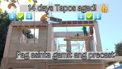 Precast ||wall form block||mas pinatibay at pinabilis na pag asinta pamalit sa hollowblock.#trending