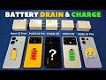 Poco x6 pro vs redmi note 13 pro plus vs note 13 pro vs poco x6 poco f5  battery drain and charge