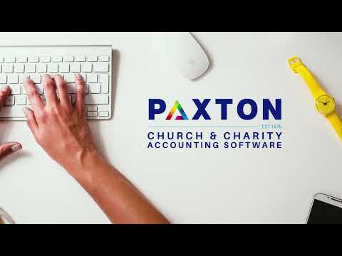 Paxton Church & Charity Accounting Software - Introduction - video from Paxton Software
