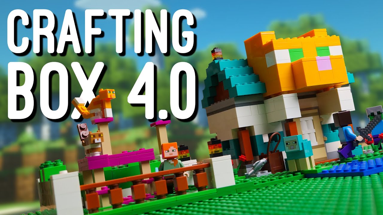 LEGO Minecraft - The Crafting Box 4.0 Review! 