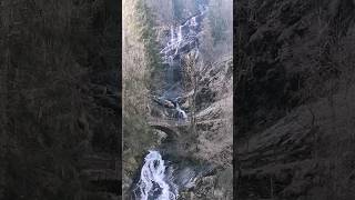 Cascata Lenteney vicino il Monte Bianco Valle D'Aosta laSalle